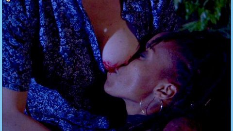 Claire Mills in Dark Town (2004) Breasts Lesbian Bloody Breasts 622601