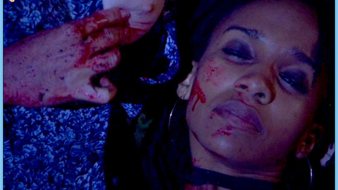 Claire Mills in Dark Town (2004) Breasts Lesbian Bloody Breasts 622599