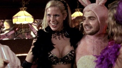 Dawne Furey in Hank and Mike (2008) Underwear Black Bra Blonde 769219