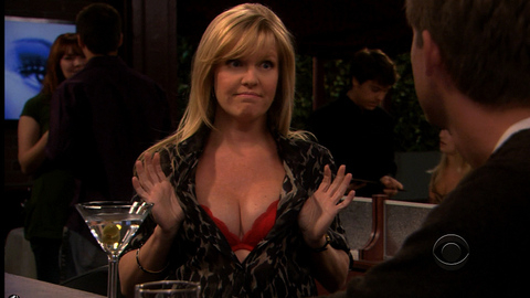 Ashley Jensen in Accidentally on Purpose (2009-2010) Underwear Blonde Cleavage 676096