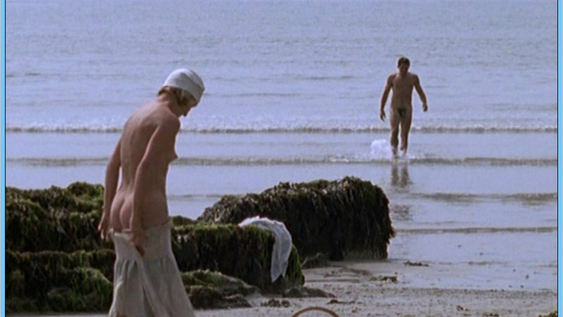 Caroline Langrishe Nude in Mosley. Breasts, Butt, back exposed, beach. 623416