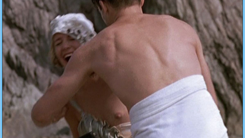 Jane Bewley from Mosley Naked. Breasts, beach, blonde. 623417