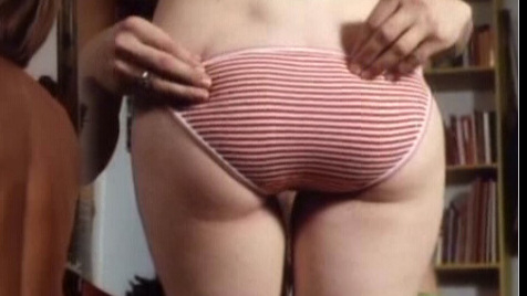 Sexiest Hedchen Scenes. Underwear, back exposed, striped panties. 603508