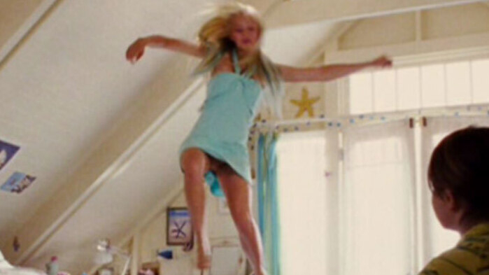 Hottest Aquamarine Scenes. Sexy, blonde, blue dress. 651081