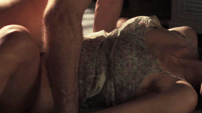 Marina Kalogirou Nude in What If.... Bush, brunette, couple. 723238