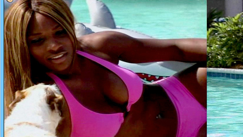 Venus & Serena: For Real's Sexiest Scenes with Serena Williams. Bikini, Black, belly button piercing. 663012