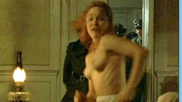 Maria Semenova Nude in Downfall. Breasts, blonde, military officers. 609154