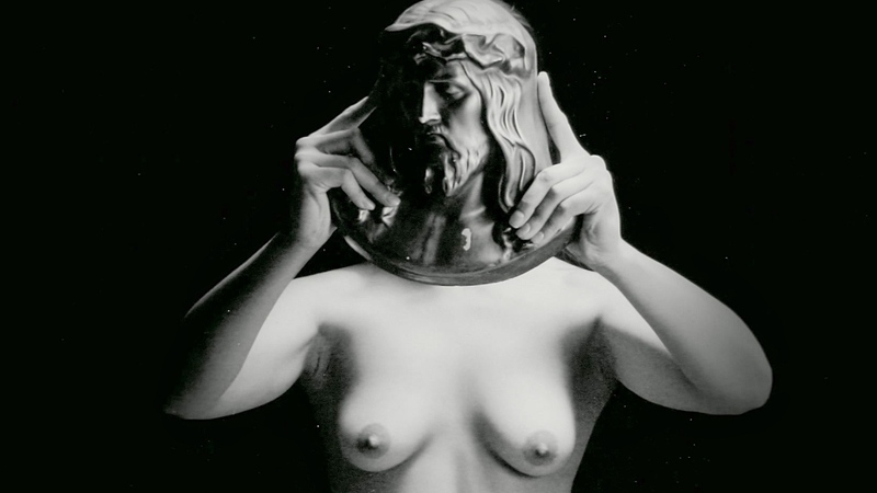 Janina Gavankar Nude in Cup of My Blood. Breasts, b&w, black and white. 624370