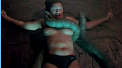 Monica Shere in The Halfway House (2004) Breasts Black Hair Bondage 624805