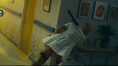 Kate Nauta in Transporter 2 (2005) Underwear Black Stockings Blonde 684643