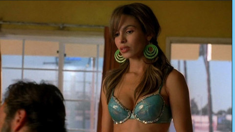Nadine Velazquez in My Name Is Earl (2005-2008) Sexy Blue Bra Brunette 662725