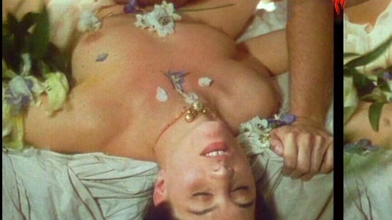 NA from Softly from Paris Naked. Breasts, brunette, flower petals. 661049