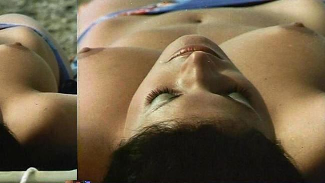 Sylvia Lueff Nude in Gimno fotomodelo, To. Breasts, beach, brunette. 625828