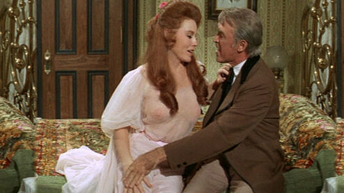 Sexiest Elaine Devry Scene in The Cheyenne Social Club. Sexy, SFW, brunette. 646699
