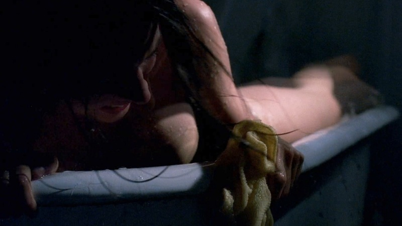 Hottest Amy Acker Scene in Supernatural. Sexy, black hair, cleavage. 663404