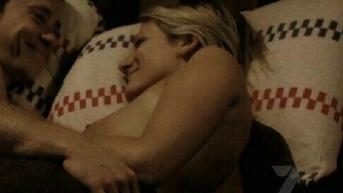 Susan Godfrey Naked in Last Man Standing. Breasts, bed, blonde. 662971