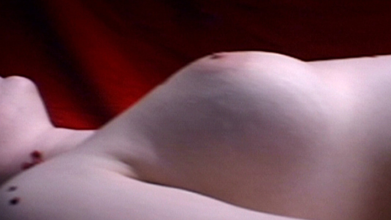 Jessie Seitz Nude as Mary. Breasts, breast close-up, lying on back. 644612
