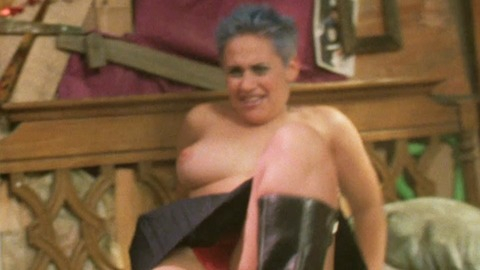 Tromelissa Saytar in Citizen Toxie: The Toxic Avenger IV (2000) Breasts Underwear Big Breasts Blue Hair 774257