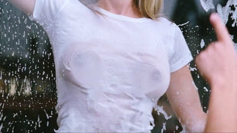 Sexiest Katie Downes Scene in Deuce Bigalow: European Gigolo. Sexy, breast close-up, breasts pressed against glass. 782929