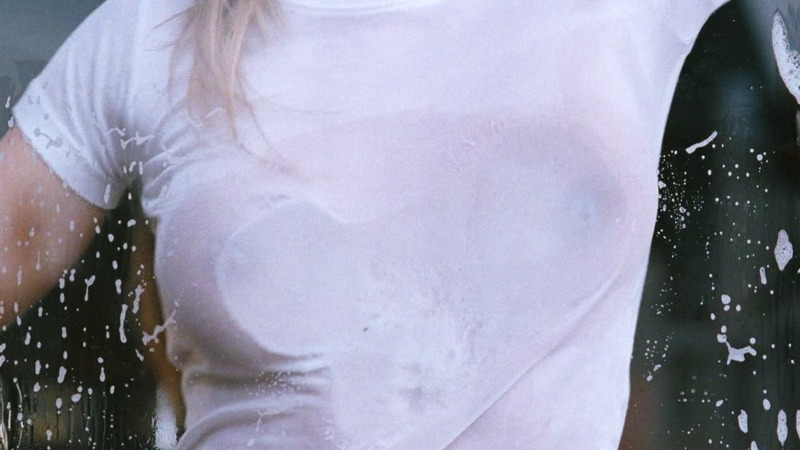 Hottest Katie Downes Scene in Deuce Bigalow: European Gigolo. Sexy, breast close-up, breasts pressed against glass. 782930