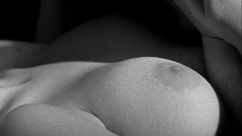 Maria Lease Nude as Leslie (uncredited). Breasts, black and white, hairy man. 820472