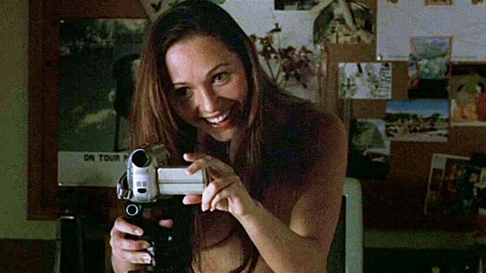 Hottest Zara Taylor Scene in Hollow Man 2. Sexy, brunette, filming. 726212