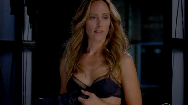 Sexiest Scenes of Teddy Altman from Grey's Anatomy. Underwear, SFW, black lace bra. 684563