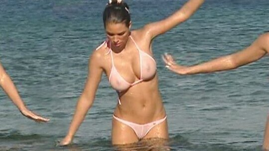 Sexiest Scenes of Herself from Blitz. Bikini, SFW, breasts through bikini. 659867