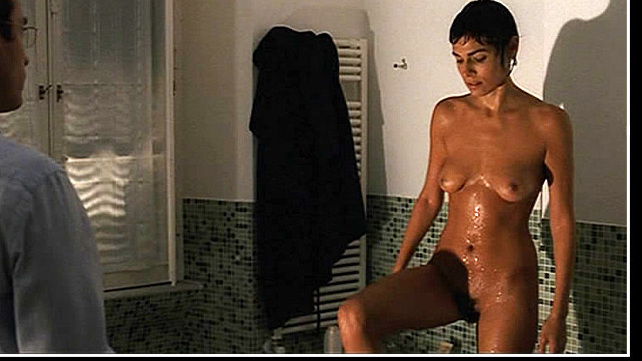 Ale Ferri from Viaggio segreto Naked. Breasts, Bush, bathtub, collage. 703169