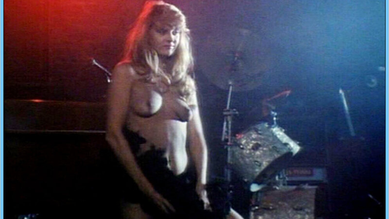 Strip-Teaser from Ossessione fatale Naked. Breasts, blonde, hard nipples. 630185
