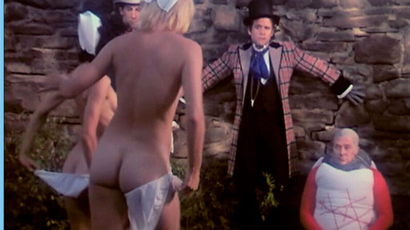Nurse from Alice in Wonderland Naked. Butt, back exposed, blonde. 575837