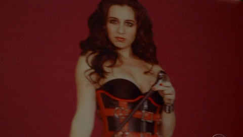 Vanessa Motta in Castle (2010-2015) Sexy Billboard Black Corset 681756