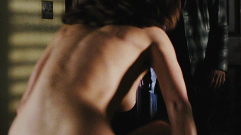 Olga Kurylenko in Max Payne (2008) Sexy Bending Over Fully Clothed Man 671892