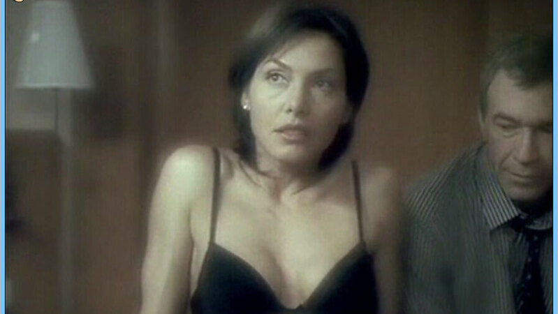 Sexiest Mapi Galán Scene in Sleeping Beauties. Underwear, SFW, black bra. 545881