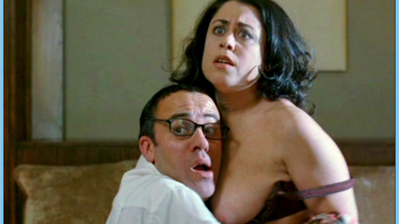 Fiorella from Torrente 3: El protector Naked. Breasts, black hair, couple. 631199