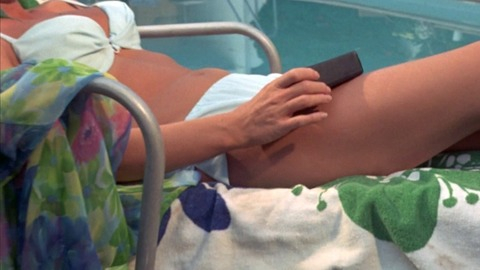 Pat Priest in The Incredible 2-Headed Transplant (1971) Bikini Sexy Bikini Blue Bikini 778356