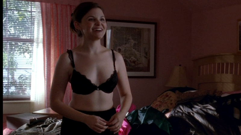 Sexiest Ginnifer Goodwin Scene in Big Love. Underwear, SFW, black bra. 668851