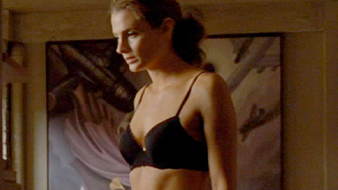 Stana Katic in Castle (2010-2015) Underwear Black Underwear Brunette 702939