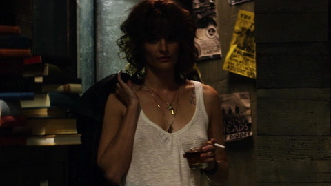 Stana Katic in CBGB (2013) Sexy Brunette Hard Nipples 733727