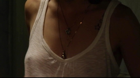 Stana Katic in CBGB (2013) Sexy Brunette Hard Nipples 733728