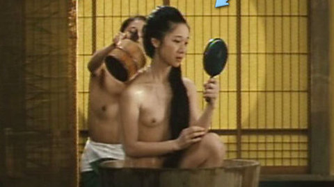 Tomoko Mariya in Yumeji (1991) Breasts Asian Bathtub 631819