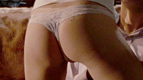 Sexiest Olivia Wilde Scene in The Change-Up. Thong, Underwear, brunette, butt peeking out. 702361