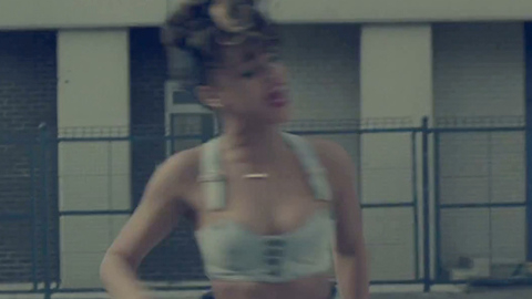 Rihanna in We Found Love (2011) Sexy Black Black Panties 701772