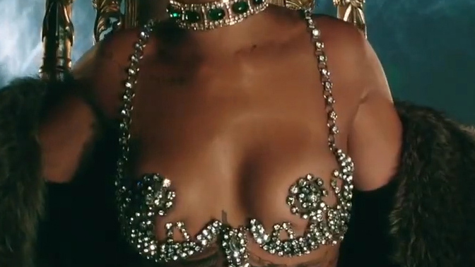 Sexiest Rihanna Scene in Pour It Up. Sexy, Black, blonde. 729667