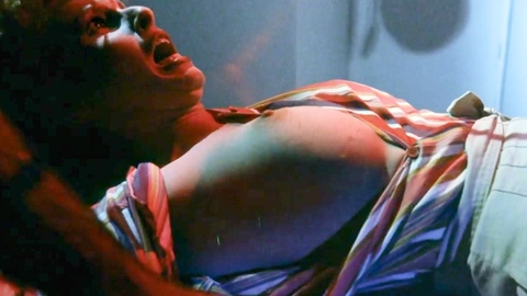 Nudes of Dead Redhead (segment "The Case of Harry Billings") (as Meredith Kennedy) from Night Train to Terror. Breasts, brunette, curly hair. 1015158
