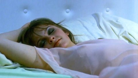 Merideth Haze Nude in Night Train to Terror. Breasts, brunette, nude. 1015150