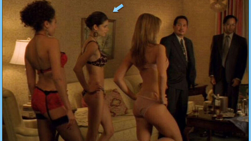 Call Me: The Rise and Fall of Heidi Fleiss: Unrated and Uncut's Sexiest Scenes with Missy Peregrym. Underwear, SFW, black bra and panties. 611076