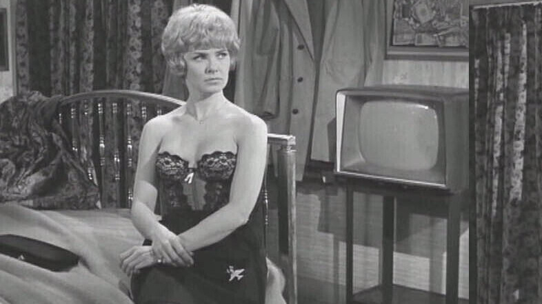 Hottest Joanne Woodward Scene in Paris Blues. Sexy, SFW, black and white. 617084