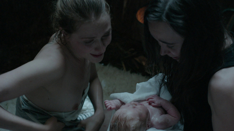 Evan Rachel Wood Naked as Eva. Breasts, baby, birth. 801027