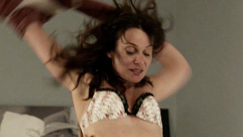 Diana Glenn in Jack Irish: Black Tide (2012) Underwear Brunette Couple 721474